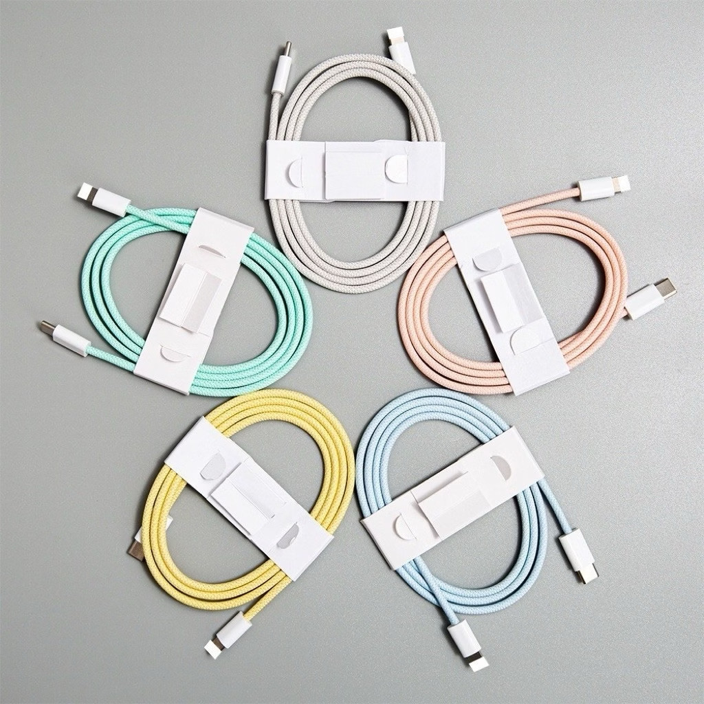 Cáp Sạc Nhanh IPHONE Type-C To Lightning 20W Bọc Dù Chống Đứt (Chip C94)